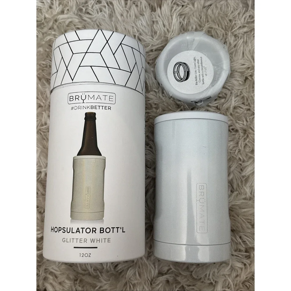 Brumate Hopsulator Bottle, Carrara, 12-oz., HBE12ELE, New in Box